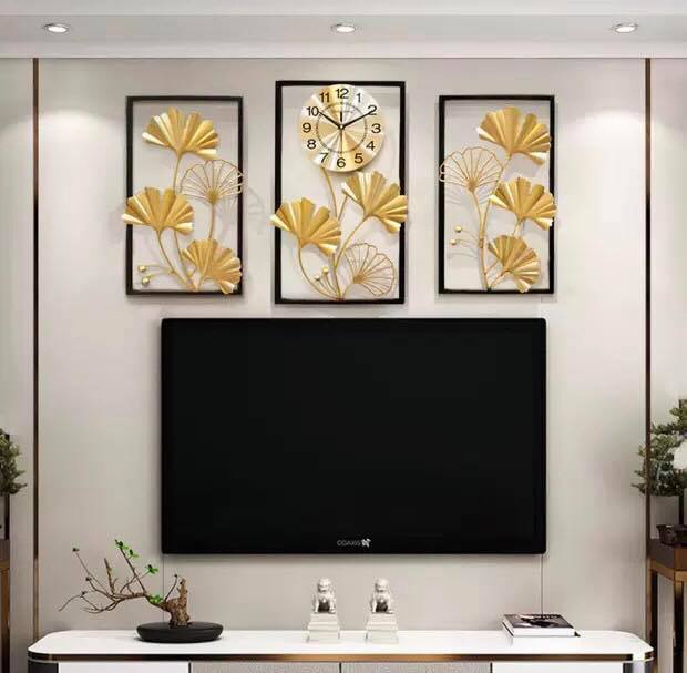 Đồng hồ nghệ thuật KG2826 Deco Tranh Sắt 